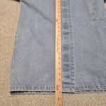 Kenzo Paris Womens Mid Length Denim Jacket Pockets Button Up Sz 34 US 2 Blue Photo 9