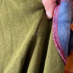 rising international BoHo patchwork bell bottom stretchy pants XXS/XS Green Photo 8