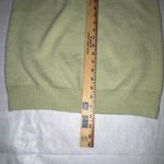 Sunday in Brooklyn  Antgropologie Pale Lime Green V Neck Sweater Vest Dress XS Photo 8