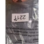 Garnet Hill small cotton/tencel long sleeve gray puff sleeve top Photo 6