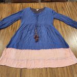 Anthropologie Holding Horses Ombré Dip Dye Tassel knee length Dress size 0 Photo 7