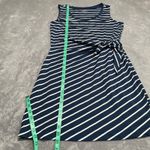 Vineyard Vines Performance Dress Womens Medium Blue Athleisure Nautical Striped Photo 5