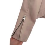 All Saints 8 Dalby Slim-Fit Leather Biker Jacket Misty Pink Zipper Moto Boho Photo 7