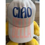 Coney Island Picnic Beige Tan CIAO BELLO Baseball Hat Snapback Cap NEW FLAWED Photo 1