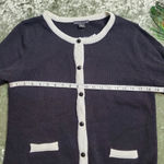 Covington  Missy Button Black Onyx Cardigan Photo 2