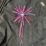 Skea Paris Vail Vintage Size 6 Black Sunburst Beaded Tassel Sueded Winter Jacket Photo 7