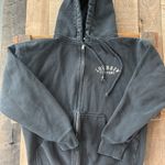 Independent Trading Company Independent Trading Black Motor Cycle Zip Up Hoodie Photo 0
