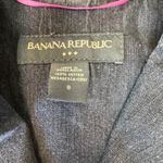 Banana Republic  Women's faded Black Denim Blazer Jacket‎ - Casual Career Photo 5