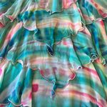 Vintage 90s Yolanda Lorente Hand Painted Dress 100% Silk Size undefined Photo 2