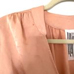 Free People NWT  Stay Bold Rose Crop Button Down Top Short Sleeve Lightweight S Photo 5