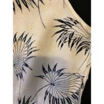 $490 Marni 40 4 Sleeveless Crepe Tank Top Shirt Blouse Peplum V Neck Leaves Tan Photo 4