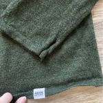 Abode Outside Campfire 100% Merino Wool Quarter Zip Forest Green L Size L Photo 1