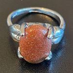 Windsor tan gemstone S925 silver ring size 6.5 Photo 0