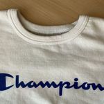 Champion Sweater Pullover White Size Large Photo 1