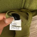 SheIn  || Two Piece Set Solid Green Strappy Top High Slit Skirt SZ Small Photo 8