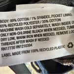 Universal Threads Universal Thread High Rise Dark Blue Button Fly Jean Shorts Size 6 Photo 5