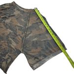 None Oversized Camouflage Star Print Lightweight Top Photo 4