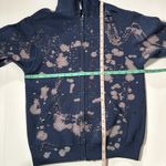 Acid Washed Rolling Stones Tongue Hoodie Blue Size XS Photo 2