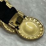 Elegant Gold tone Statement vintage belt medallion coin stretch retro FLAWED Photo 2