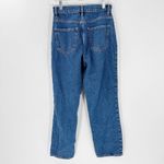 PacSun  Distressed High Rise Straight Leg Button Fly Denim Jeans Photo 5
