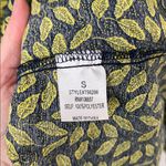 Alice Blue  leaf print peplum mock neck career blouse S Photo 1