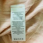 Free People  We The Free Peach Krystal Ribbed Elbow Sleeve Collared Polo Shirt S Photo 9