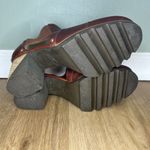 Sorel Womens 8 Red Addington Sandals Leather 2.75" Heel Cut Out Shoes NL2423-29 Photo 5