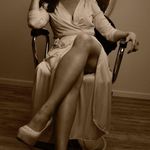 Vintage 18 Light Turq wrap barber dress Photo 5