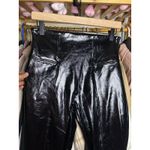 Spanx  Faux Patent Leather Leggings Size Medium Black Photo 5