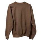 Pleasant Shade Women Size Large Teddy Bear Puppy Grandma‎ Sweater Mock Neck USA Brown Photo 1