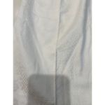 Cache VTG  White Formal Pants with Snake Print Texture Print Wide Leg Size 8 Work Photo 3