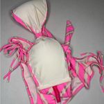 Victoria's Secret Pink and Gold Striped Bikini Set Photo 5
