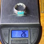 Sleeping Beauty Turquoise Sterling Silver Ring Size 6 Photo 9