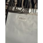 Laura Ashley  Black White Lagenlook Tunic Medium 3/4 Sleeve Beige Striped Office Photo 8