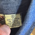 Vtg wanted Boho Western Fringe denim shirt button up with tassle size small cute Blue Photo 8