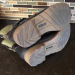 Teva ‎ de la vina brown leather sage Green canvas moto boots women’s US 6 EU 37 Photo 6