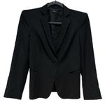 United Colors Of Benetton BENETTON BLAZER SUIT JACKET BLACK COLLEGIATE ACADAMIA SCHOLARLY 42 Photo 1