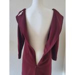 Banana Republic  Burgundy Dress Long Sleeve Work Wear Professional Warm S… Photo 5