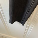 BLANK NYC The Bond Midrise Dark Gray Distressed Raw Hem Skinny Jeans Size 24 NWT Photo 2