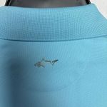 Greg Norman Woman's  playdry golf polo size small Pre Owned Light Blue Photo 2