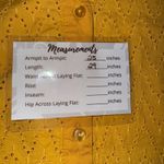 st. john's bay  Women's XL‎ Yellow Long Sleeve Eyelet Button Down Blouse Photo 5