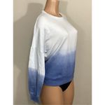 Lauren Moshi New. oversized blue ombré sweatshirt. Retails $128. XS Photo 3