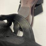 Onex Wedge Slip On Sandals Size 8 Black Rhinestone Strappy Lightweight Holiday Photo 11