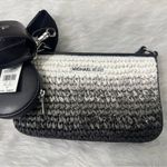 Michael Kors  Black and White Woven Bag Trio Photo 4