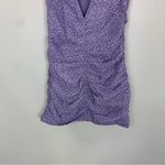 For Love & Lemons NWT  Chelsea Purple White Polka Dot Mini Dress Size Small Photo 4