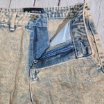 BP + Wildfang Utility Denim Pants In Coral‎ Acid Wash 2 NWT Orange Photo 2