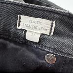 Madewell  Women's Classic Straight Jeans Vintage Lunar Black Wash Size 25 Photo 8