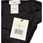 ONIA NEW  Bikini Bottom Womens Large Black Ashley Tricot Swim Resort Minimalist Photo 5
