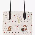 Kate Spade Authentic Reversible leather Beauty and the beast tote/Wristlet Photo 12