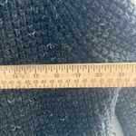 Free People Womens Sweater L Dylan Tweedy Cowl Neck Wool Blend Dark Grey Photo 7